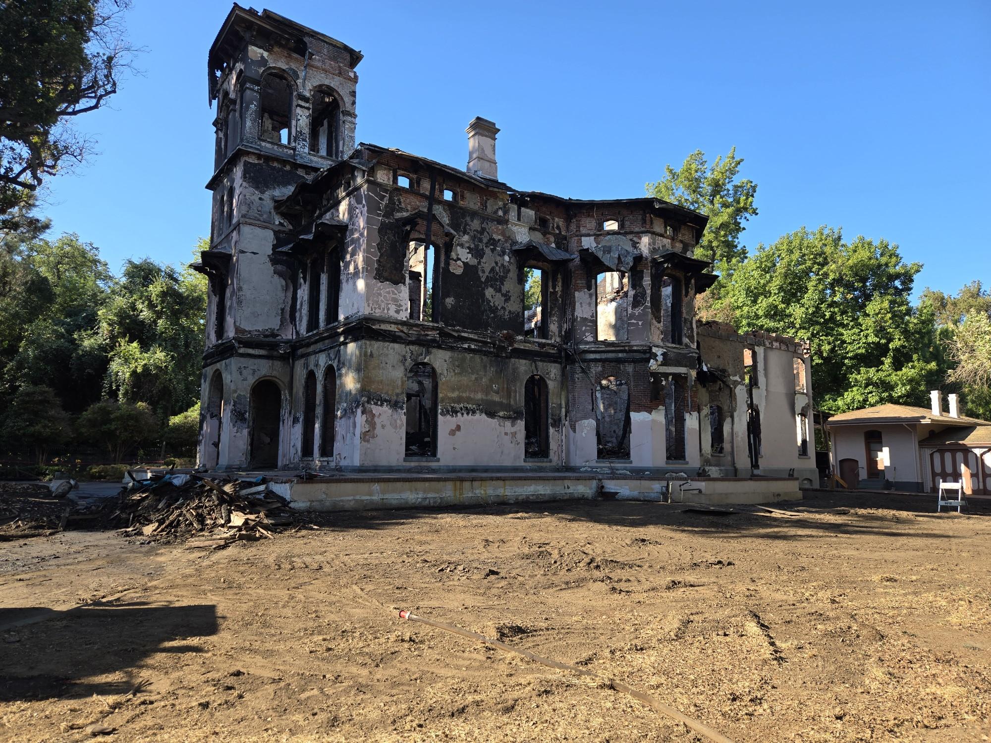 Photo of Bidwell Mansion in late July 2025. Photo from California State Parks.